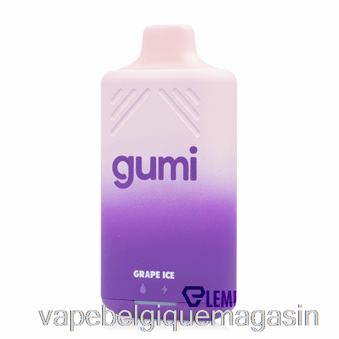 Vape Jetable Gumi Bar 8000 Glace Au Raisin Jetable